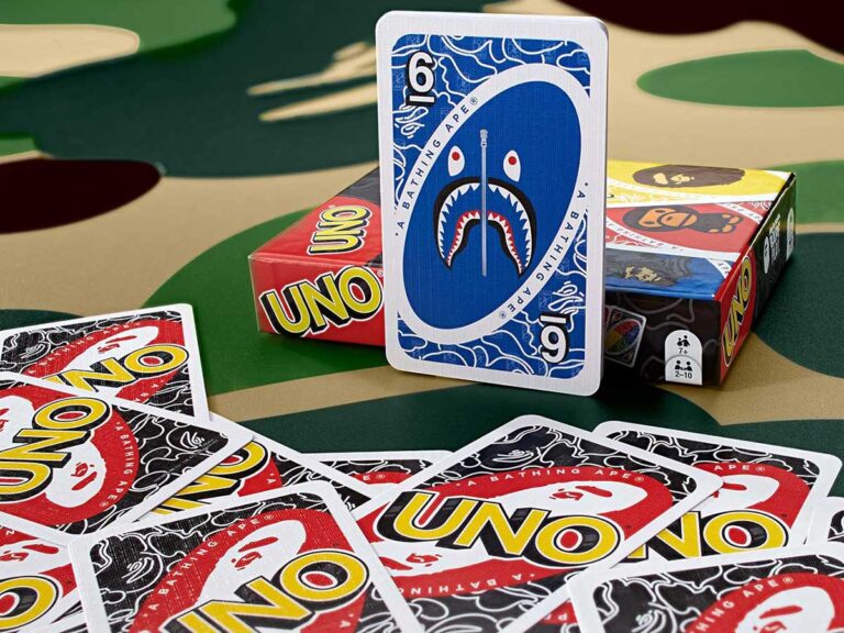 Mattel Teamed Up With BAPE For Special Deck Of UNO Cards And Tees