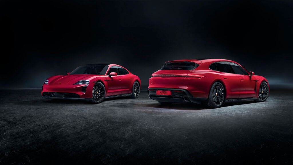 2022 Porsche Taycan GTS and Taycan GTS Sport Turismo