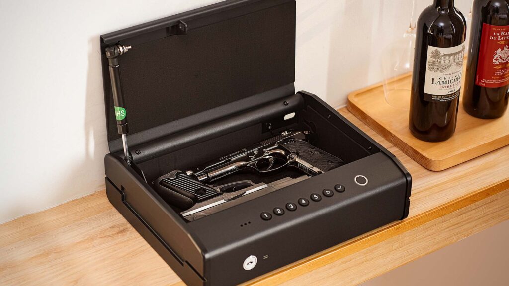 Pineworld K5 Biometric Gun Safe for 2 Pistols