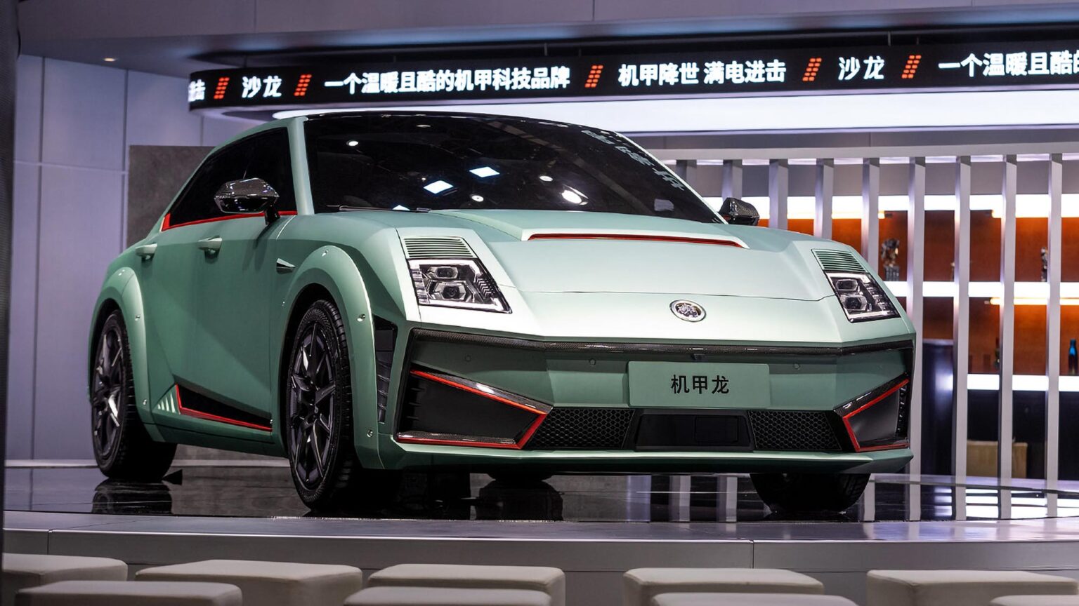 China’s Shalong “Mecha Dragon” EV Has Angular Lines: The Electric Car ...