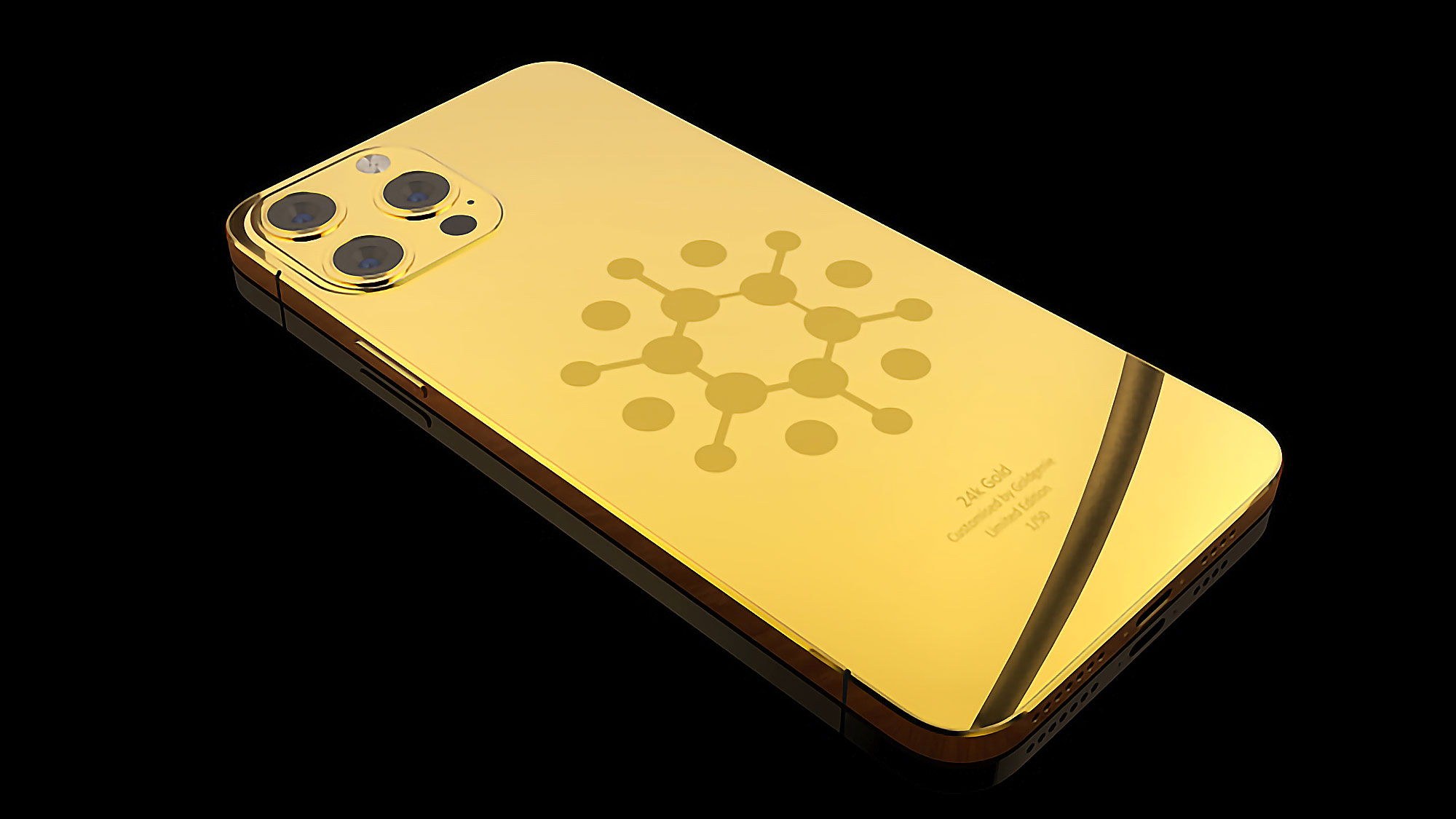 Crypto Bull Run 24K Gold iPhone 13