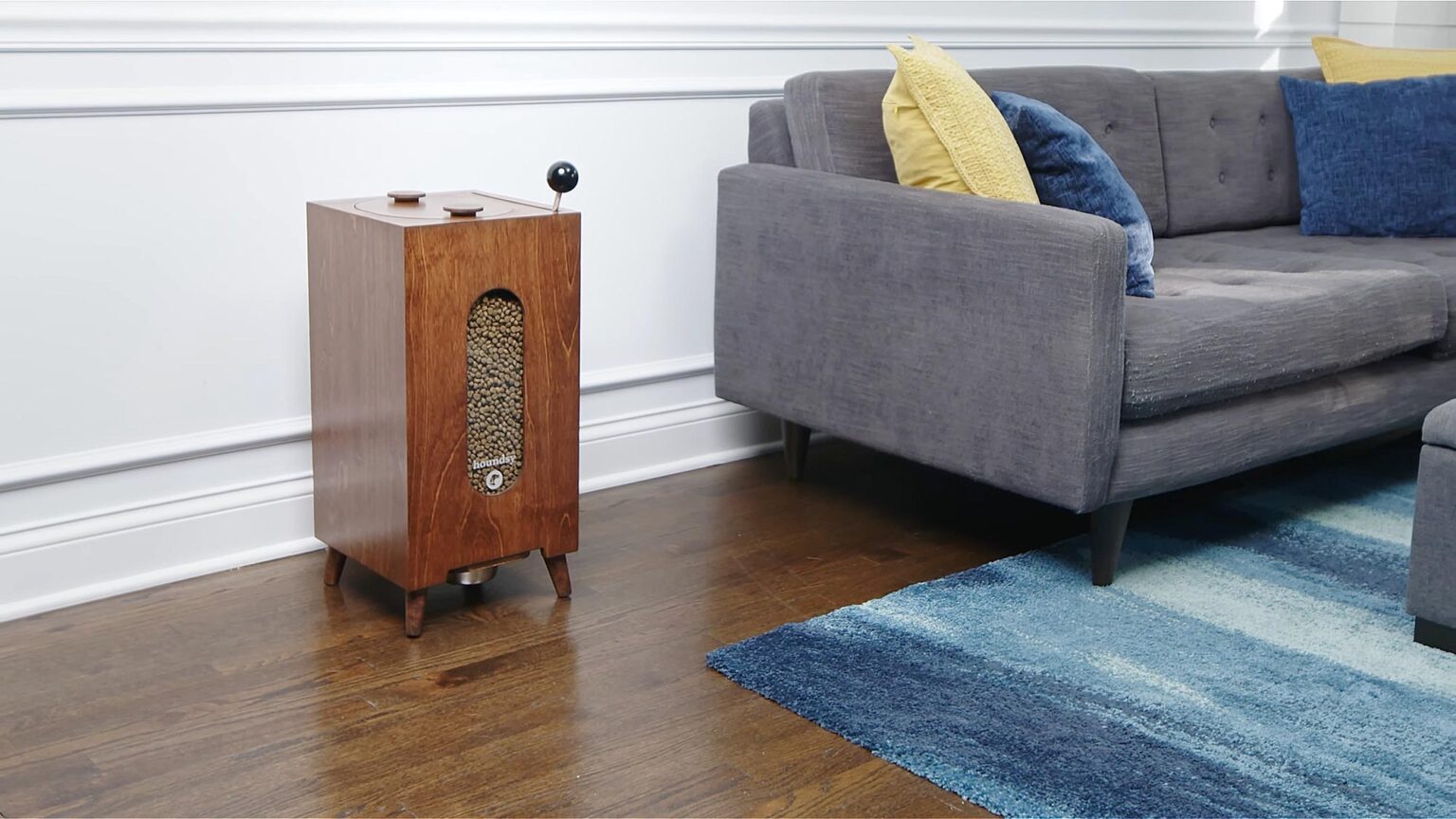 Houndsy Is A Dog Kibble Dispenser That Is Analog And Oozes With