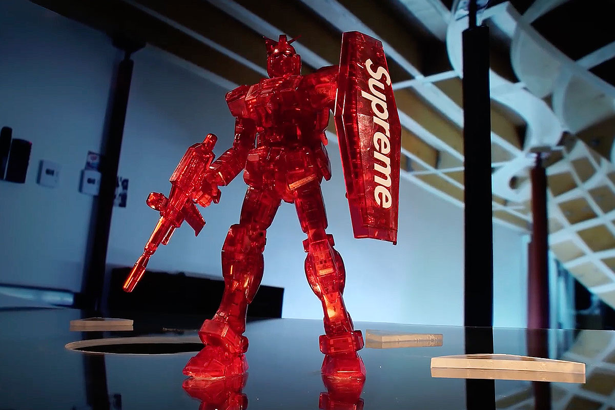 Supreme FallWinter 2021 Collection Includes An AllRed Gundam RX782