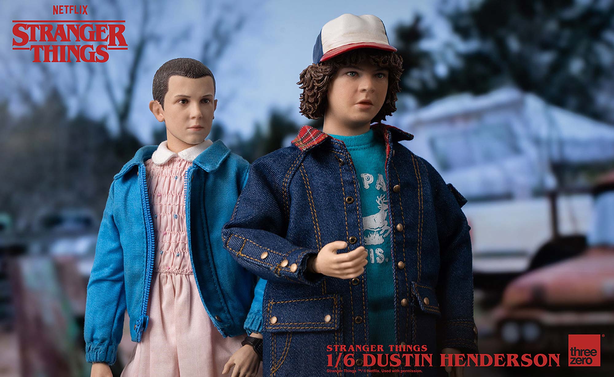 ThreeZero Stranger Things 1/6 Dustin Henderson Figure