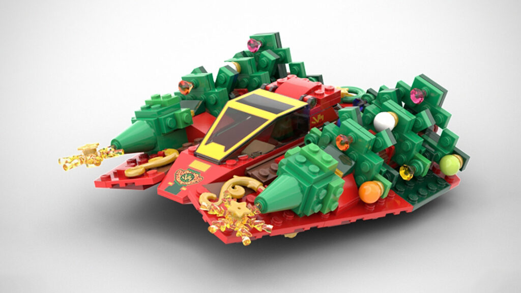 Ugly Holiday Sweater Star Wars Snowspeeder