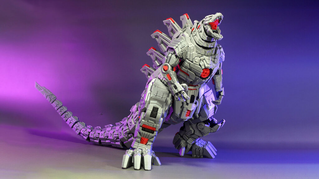 3D Print Atomic Dragon aka Mechagodzilla