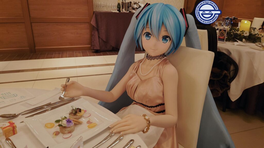 Japanese Man Took Hologram Character to Dinner