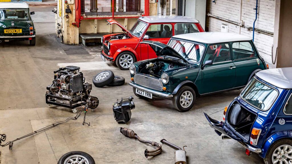 MINI Recharged Turns Classic Mini into EV