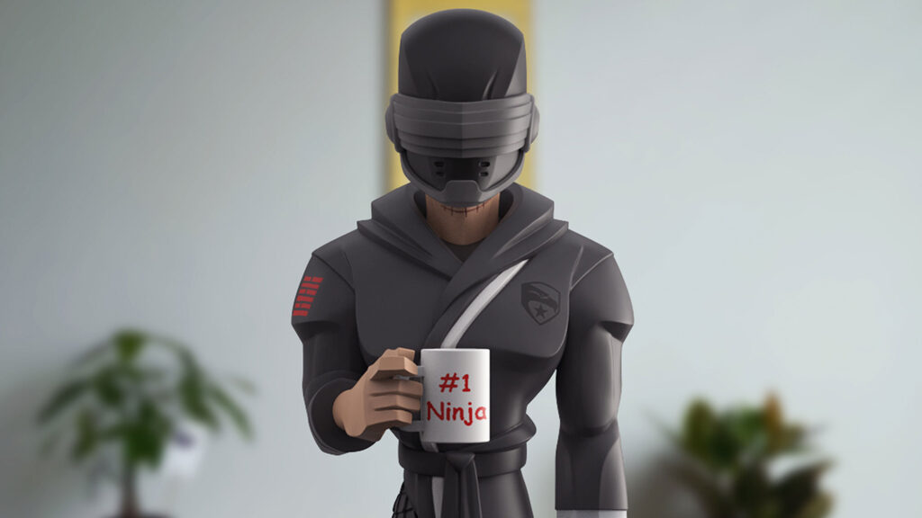 Mighty Jaxx Off_werk GI Joe Snake Eyes Vinyl Figure