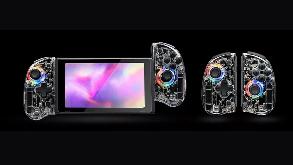 NYXI Transparent Joy-pad for Nintendo Switch