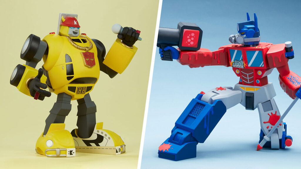 Optimus Prime and Bumblebee Statue by Unruly Industries