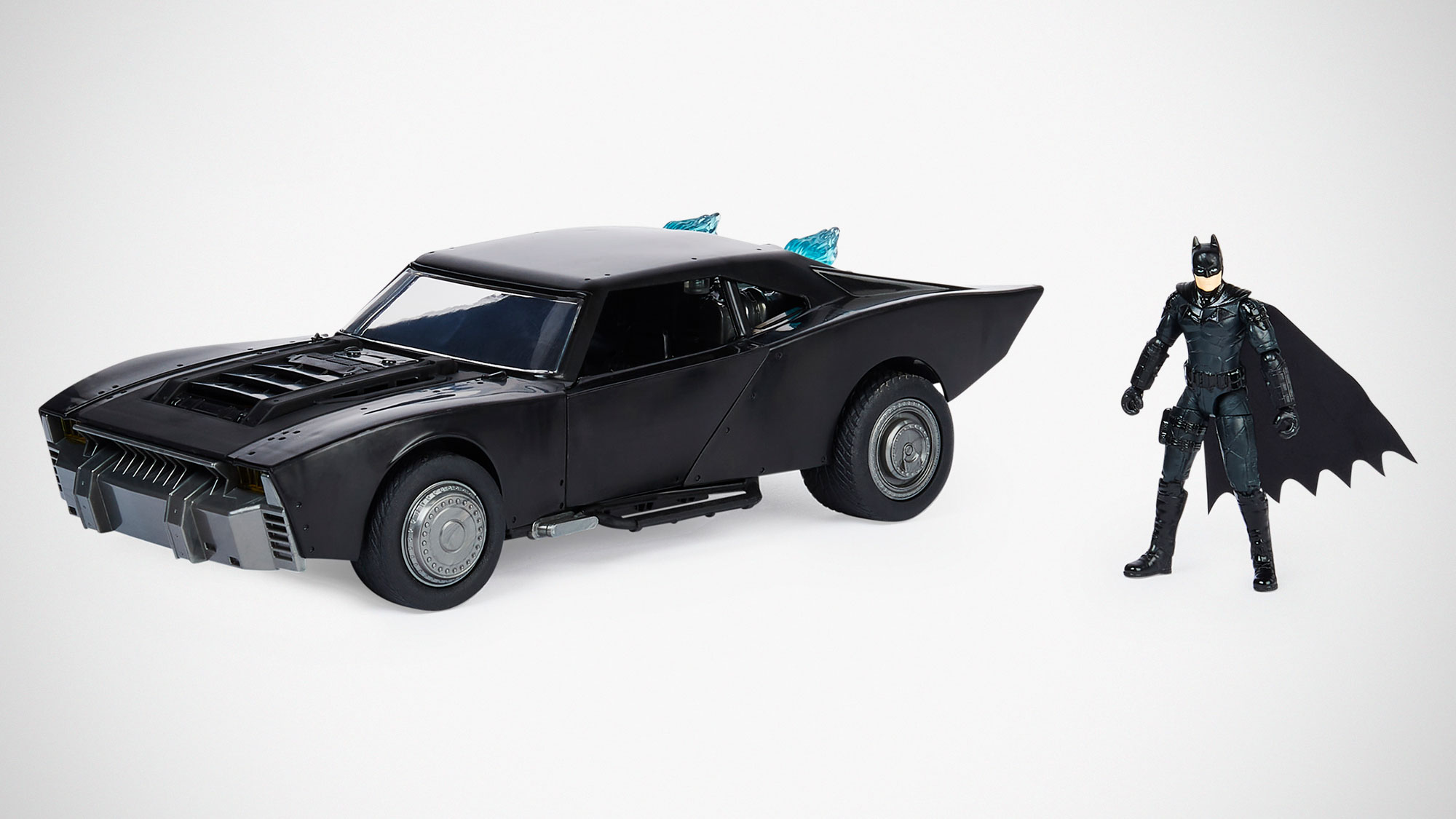 Spin Master The Batman Batmobile with 4” Batman figure