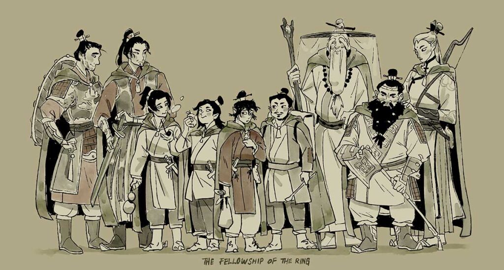 What If LOTR is in Ancient China by Leia Ham