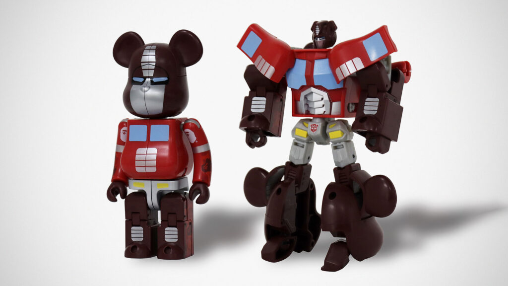BAPE x BEARBRICK x Transformers Figure