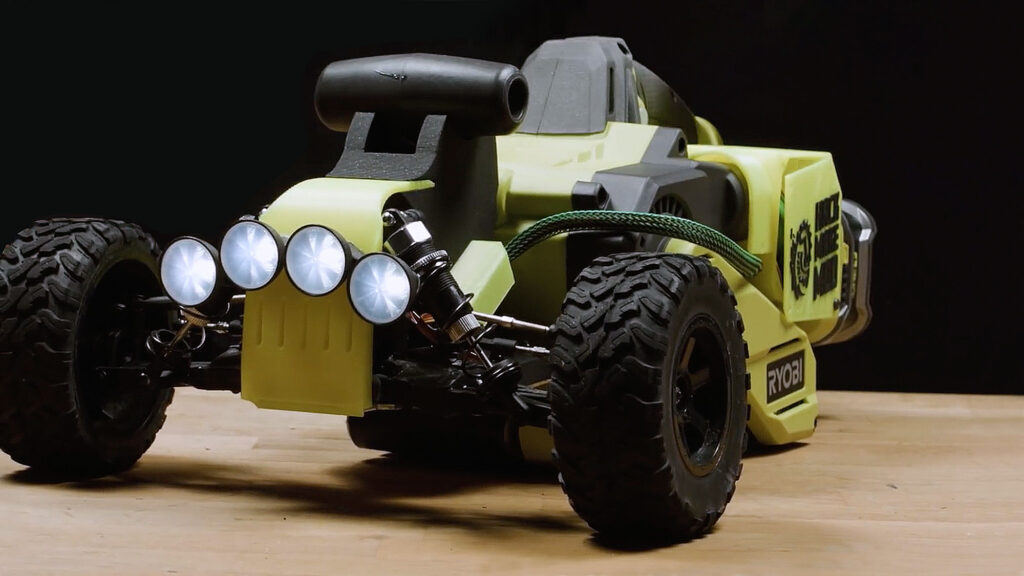 Belt Sander RC Car by HackMakeMod