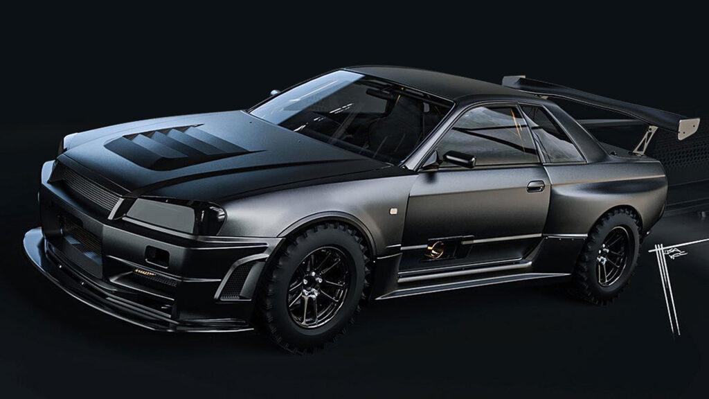 Nissan R32 Skyline GT-R Reimagined as Batmobile