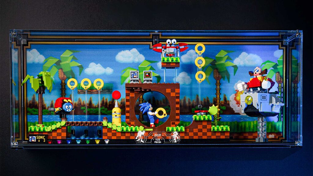 Wall Mounted Display Case For LEGO 21331