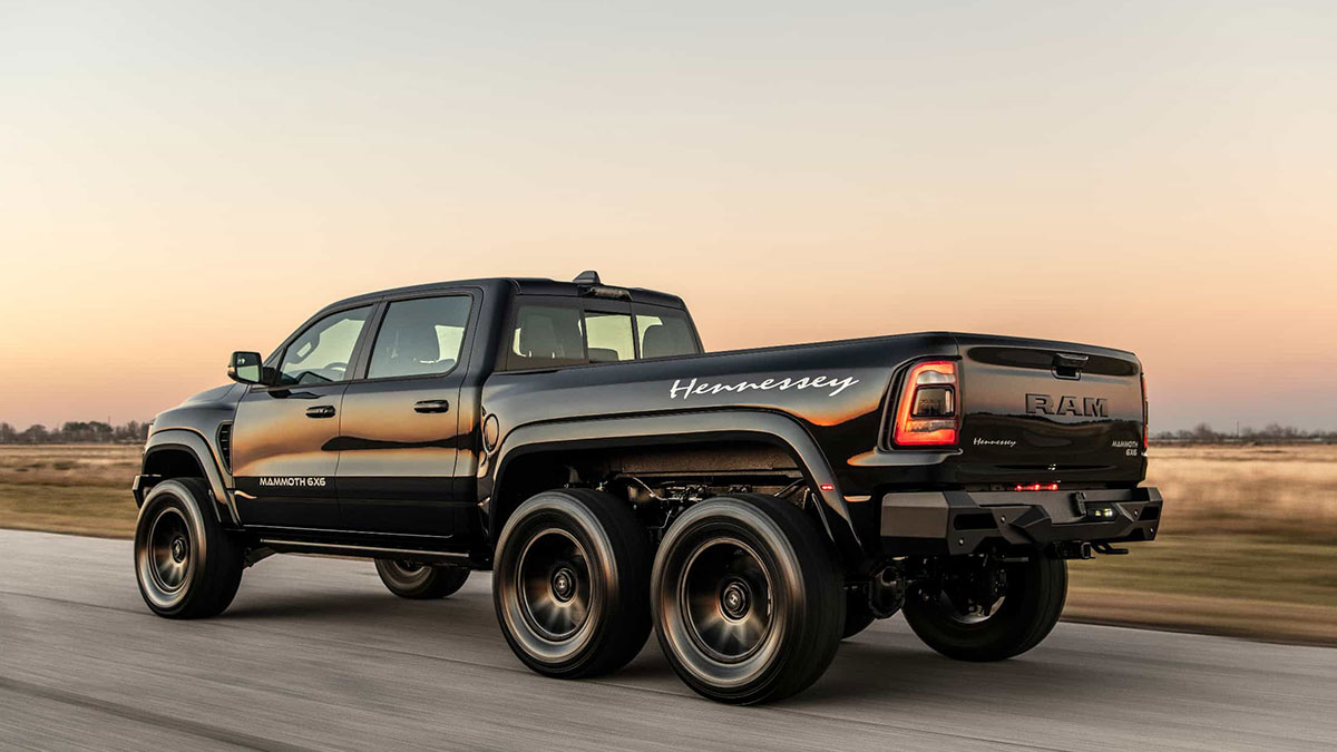 Hennessey MAMMOTH 6X6 RAM TRX Truck Packs Over 1,000 HP!