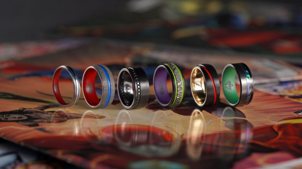 Manly Bands DC Comics Wedding Bands