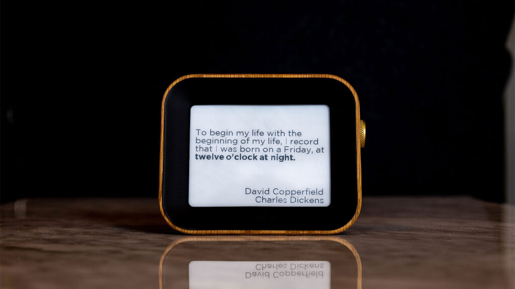 This Is Author Clock, It Spells Out Time Using Literary Quotes