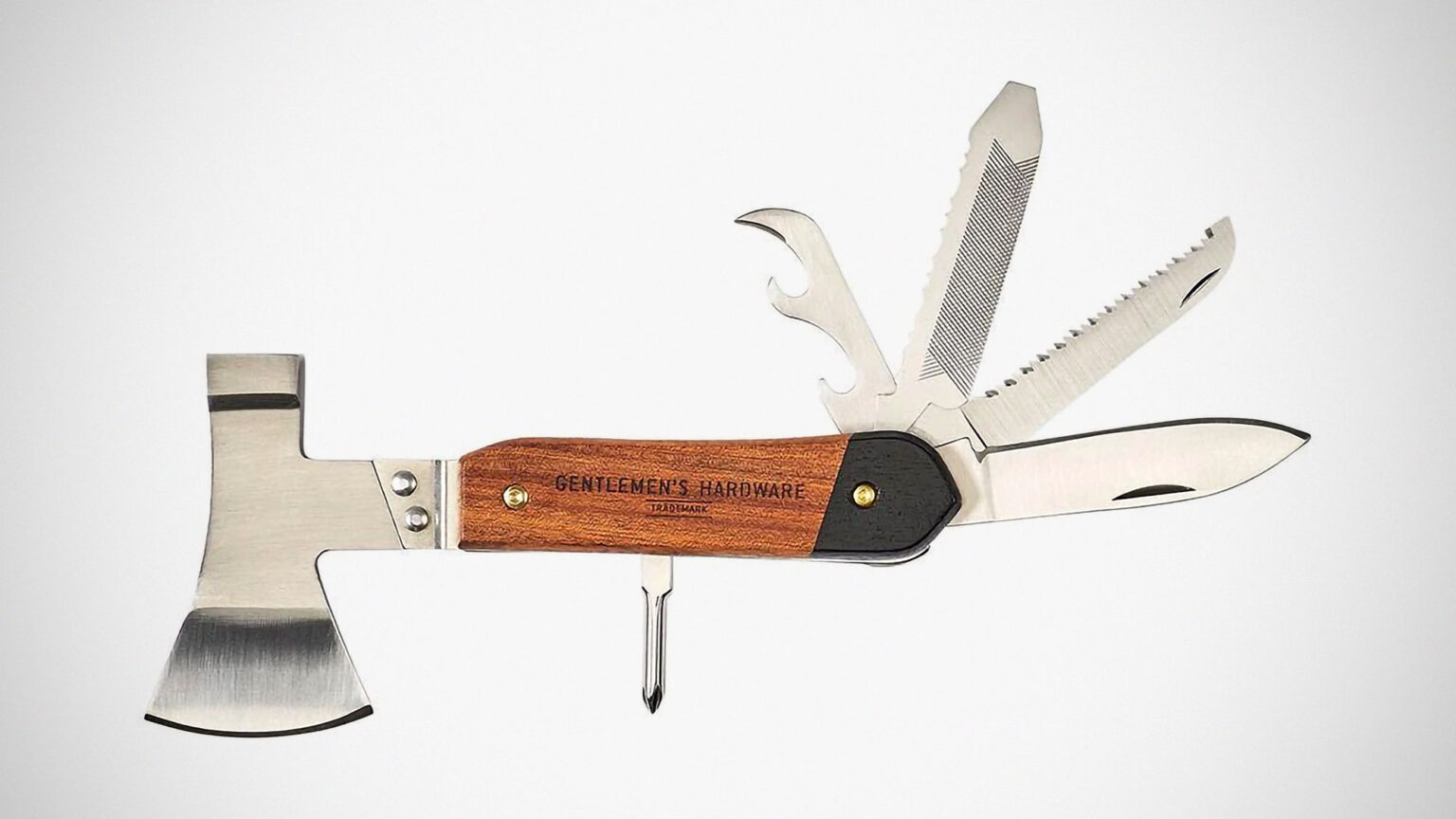 Gentlemen’s Hardware Ax MultiTool Handy Ax With Hidden Tools Inside