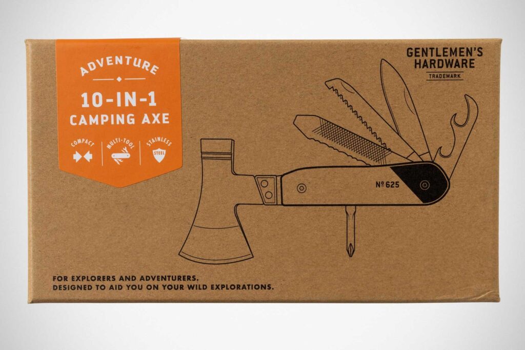 Gentlemen’s Hardware Ax Multi-Tool: Handy Ax With Hidden Tools Inside ...