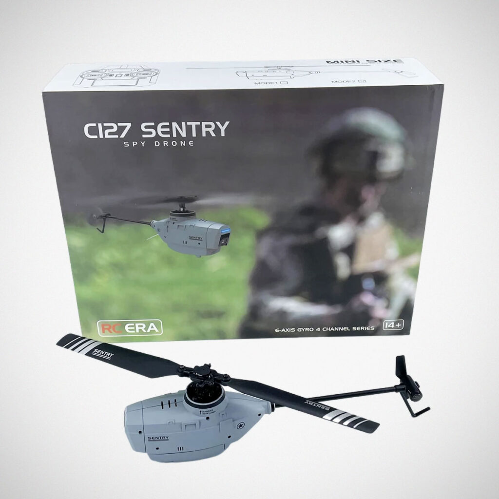 RC Helicopter C127 Sentry Spy Drone The “Black Nano” You Can Buy