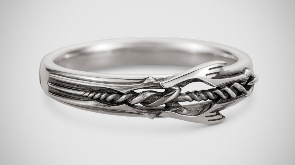 U-Treasure x Evangelion Spear of Gaius Ring