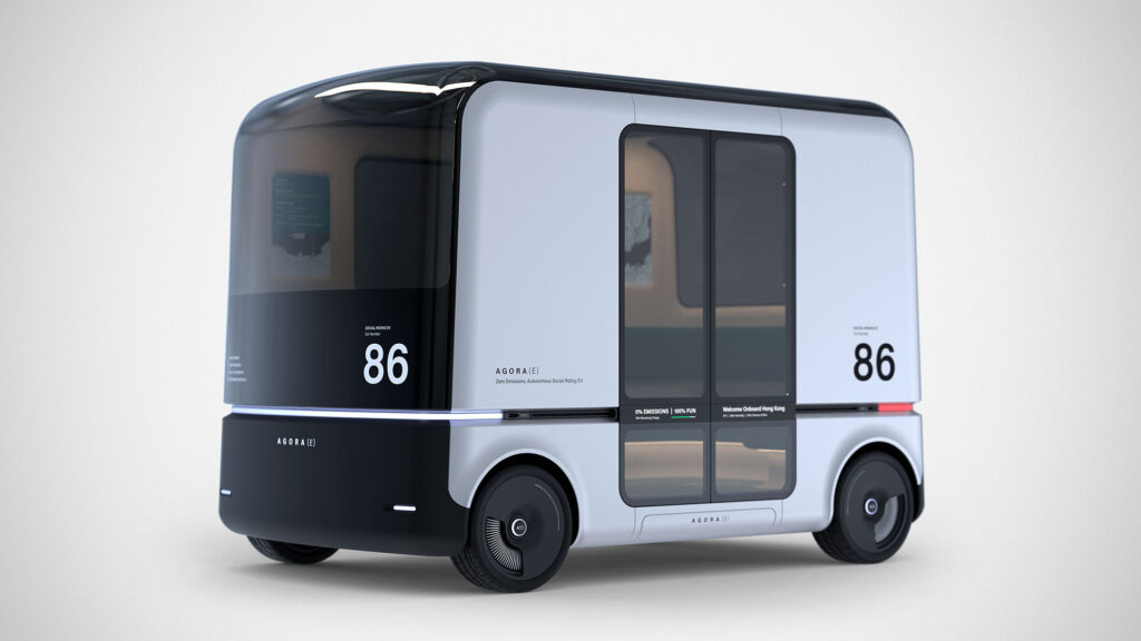 Agora E Autonomous Vehicle by Ponti Design Studio