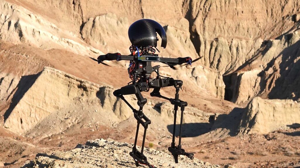 LEONARDO Bipedal Robot Does Skateboarding