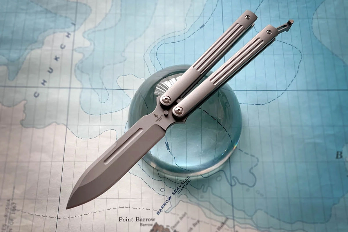 Terrain 365 Invictus Bali Ti Utility Butterfly Knife Balisong Goes