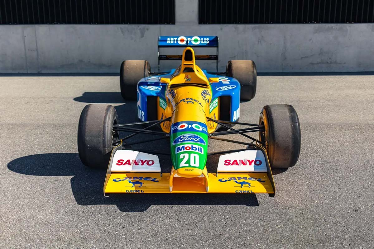 1991 Benetton B191 Formula 1 Race Car Once Driven Michael Schumacher Is ...