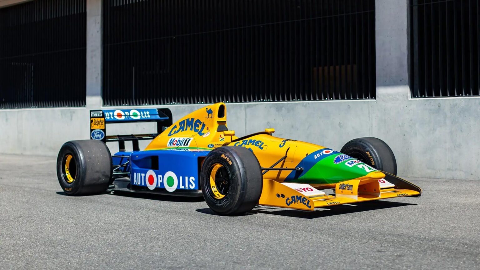1991 Benetton B191 Formula 1 Race Car Once Driven Michael Schumacher Is 1991-benetton-b191-formula-1-race-car-once-driven-michael-schumacher-is