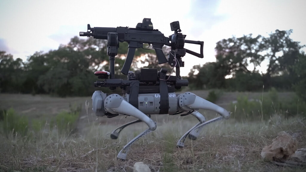Another Person Strapped a Gun on a Robot Dog