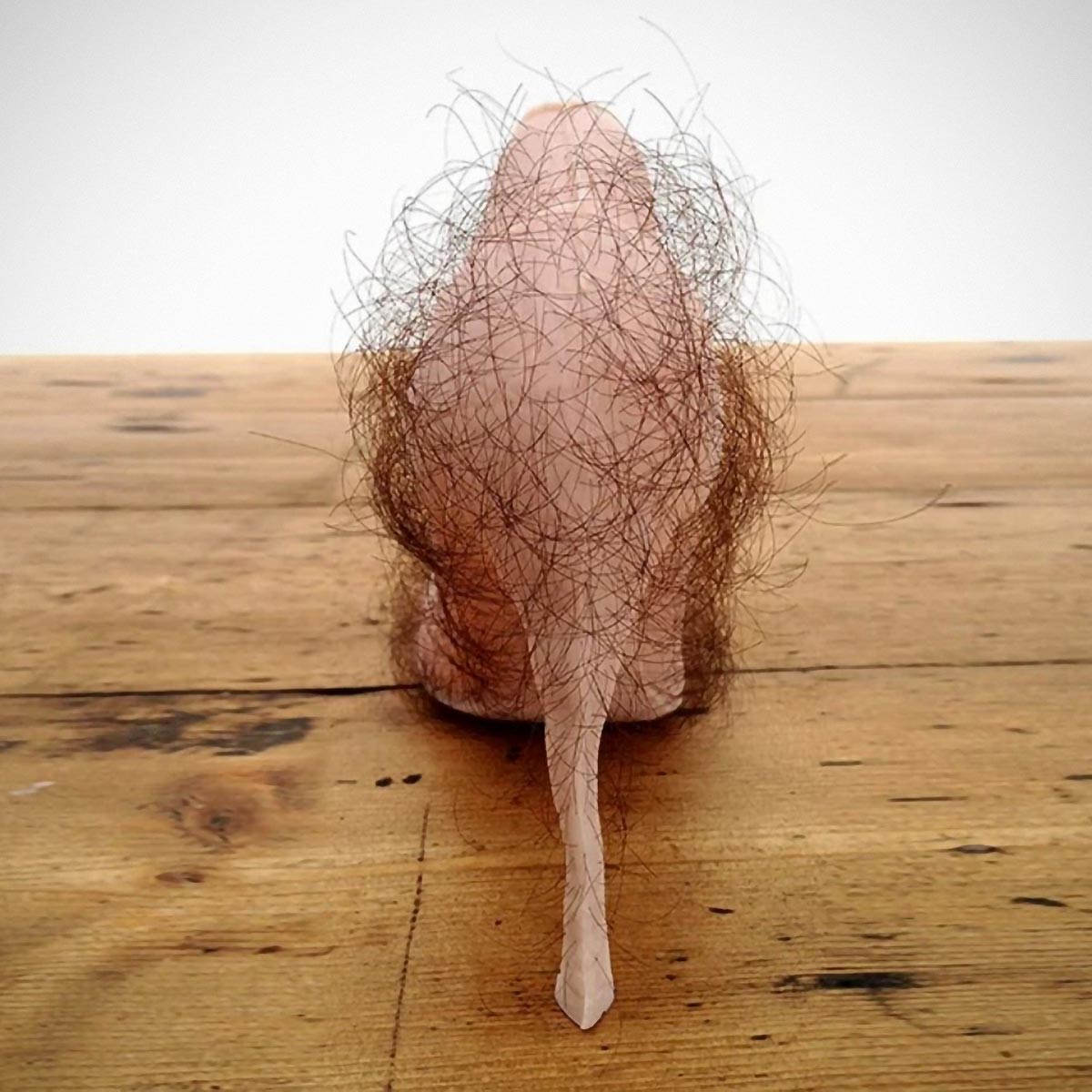 Babe Hairy Stiletto Art Installation by Zhu Tian