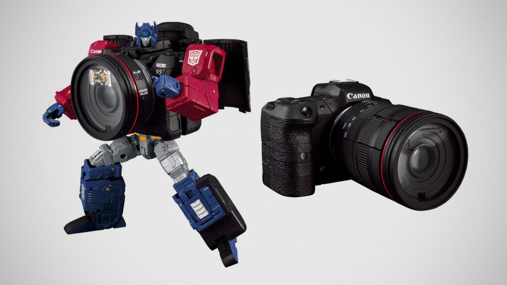 Canon x Transformers: Optimus Prime And Reflector Transforms Into