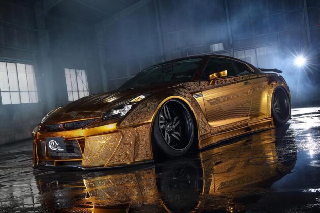Once Upon A Time, There Was A Golden R35 Nissan GT-R Covered In ...