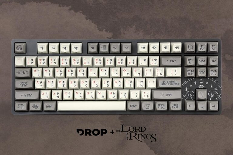 Drop + The Lord Of The Rings Mechanical Keyboards ’nuff Said!