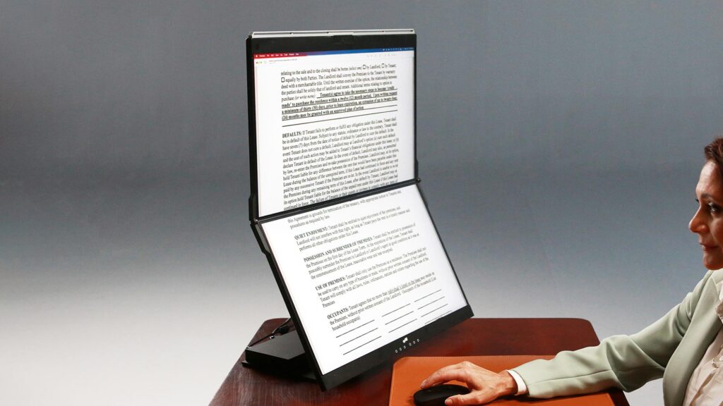 Mobile Pixels Geminos Stacked Screens