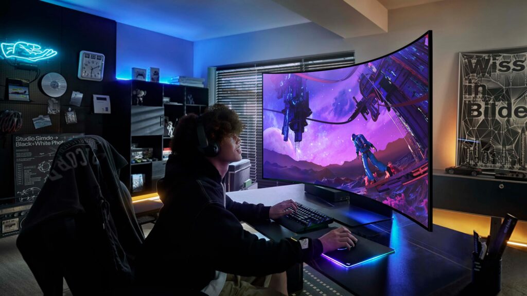 Samsung 55-inch Odyssey Ark Curved Gaming Monitor