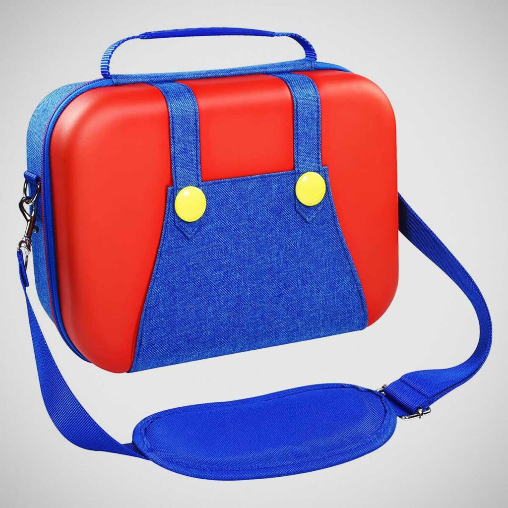 iVoler Mario Nintendo Switch Deluxe Travel Carrying Case It Wears A
