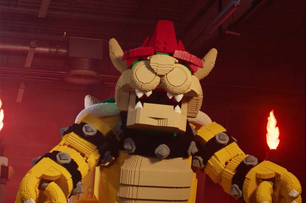 LEGO Super Mario The Mighty Bowser Sculpture
