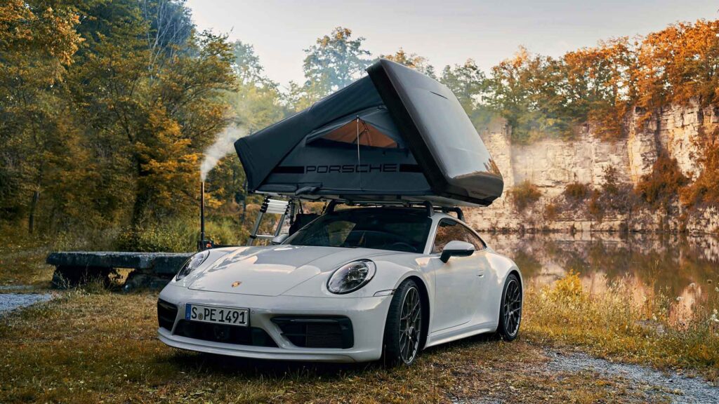 Porsche Tequipment Roof Tent for Porsche Cars