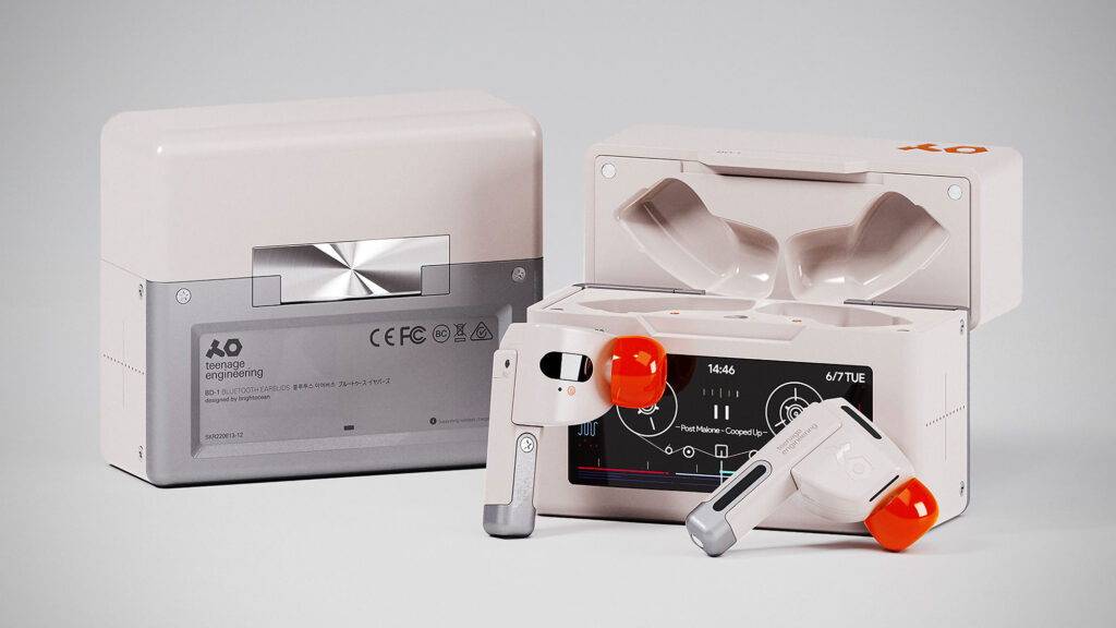 Teenage Engineering BD-1 TWS Concept Earbuds
