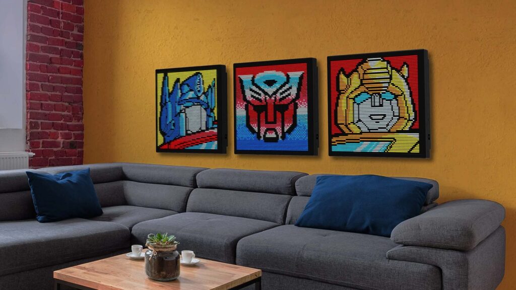 Hasbro Lite-Brite Wall Art Transformers Edition