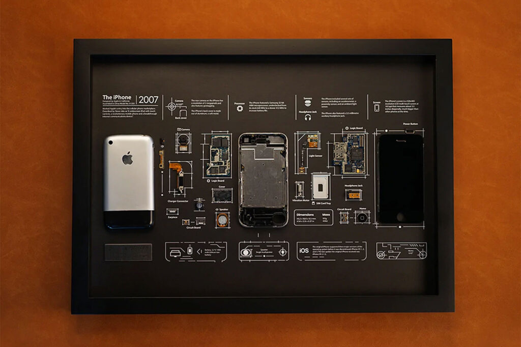 Disassembled Tech Framed Art By XreArt Wall Art For Tech Enthusiasts