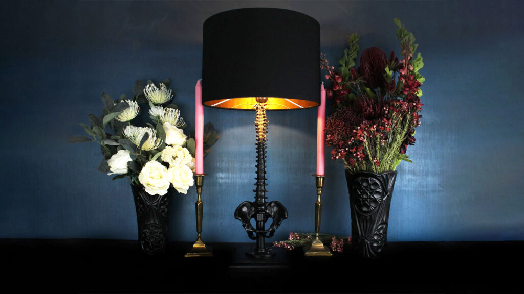 The Spine Lamp from The blackened Teeth