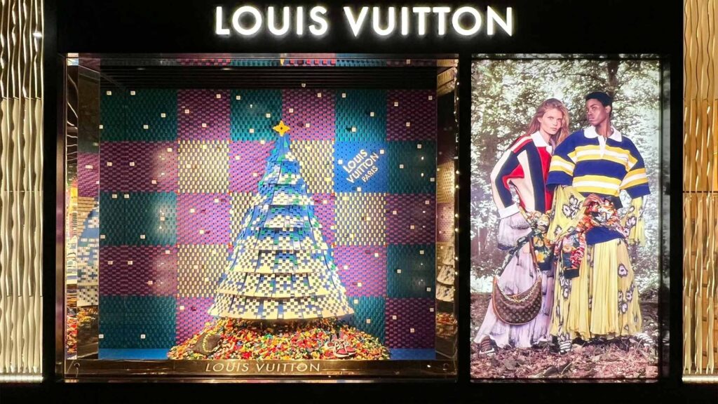 Louis Vuitton LEGO Holiday Installations