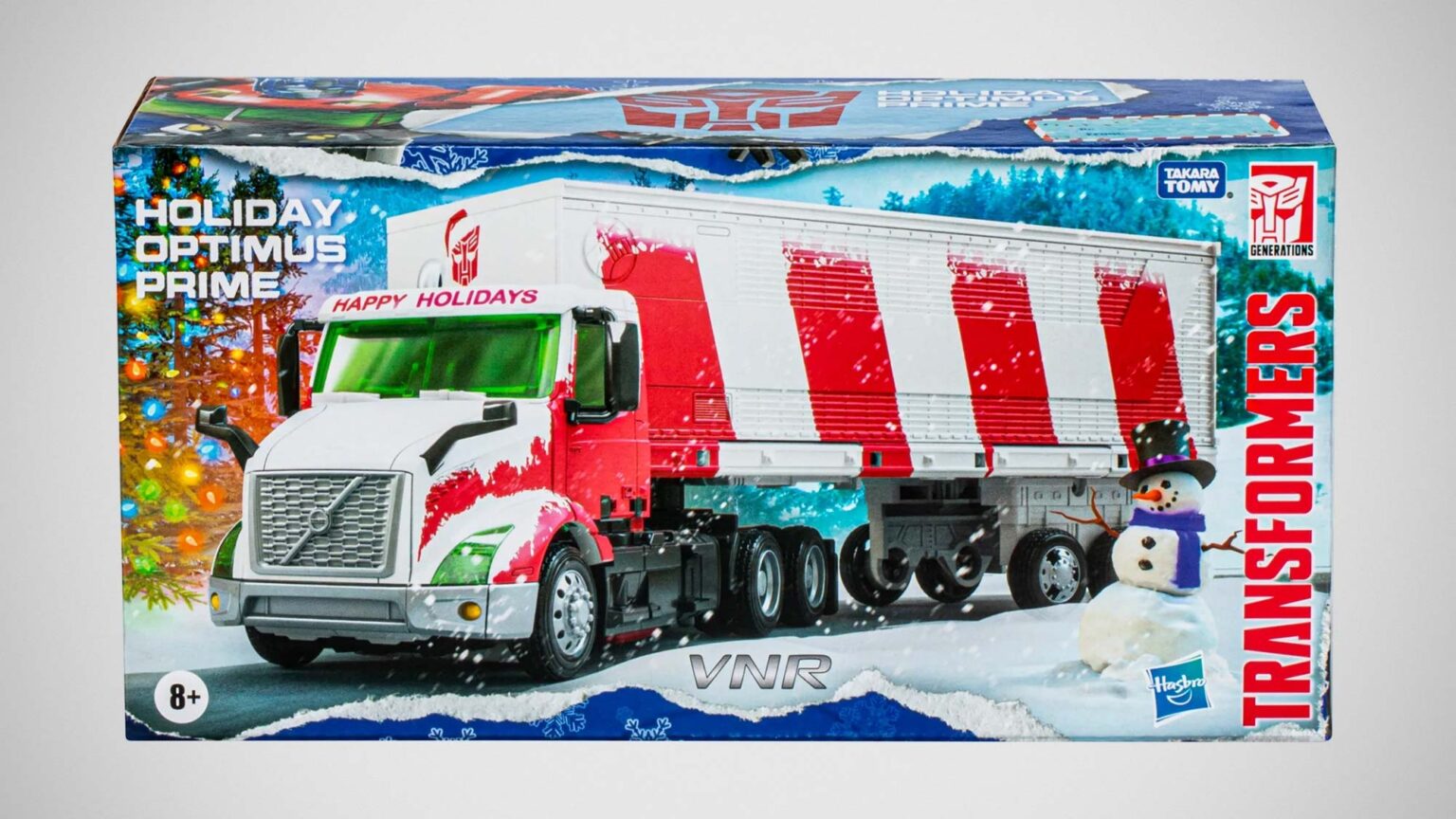 Transformers Generations Holiday Optimus Prime Transforming Action Figure