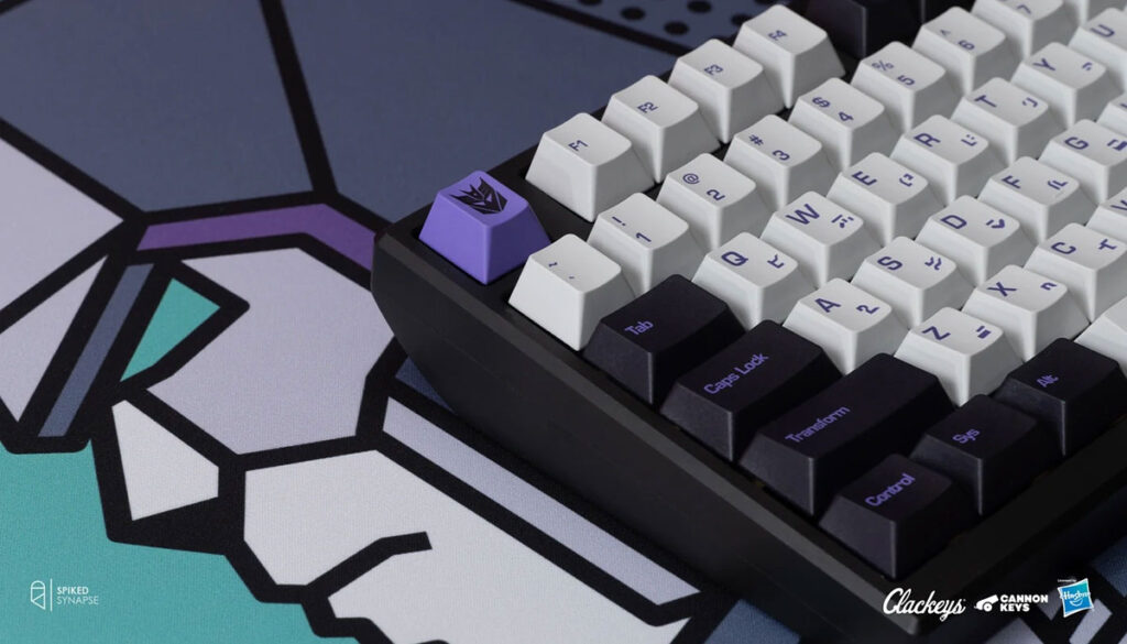 Cannon Keys x Clackeys NicePBT Transformers Keyboard Need We Say More?